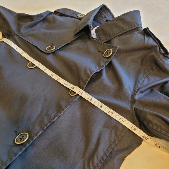 Old Navy Vintage Button Up Trench Coat Large Women's - Picture 9 of 16